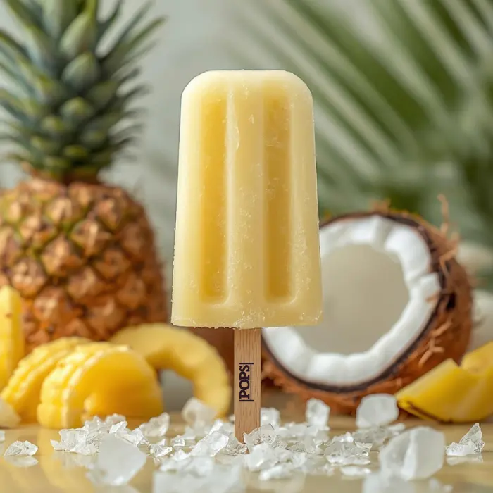 Pina Colada popsicle